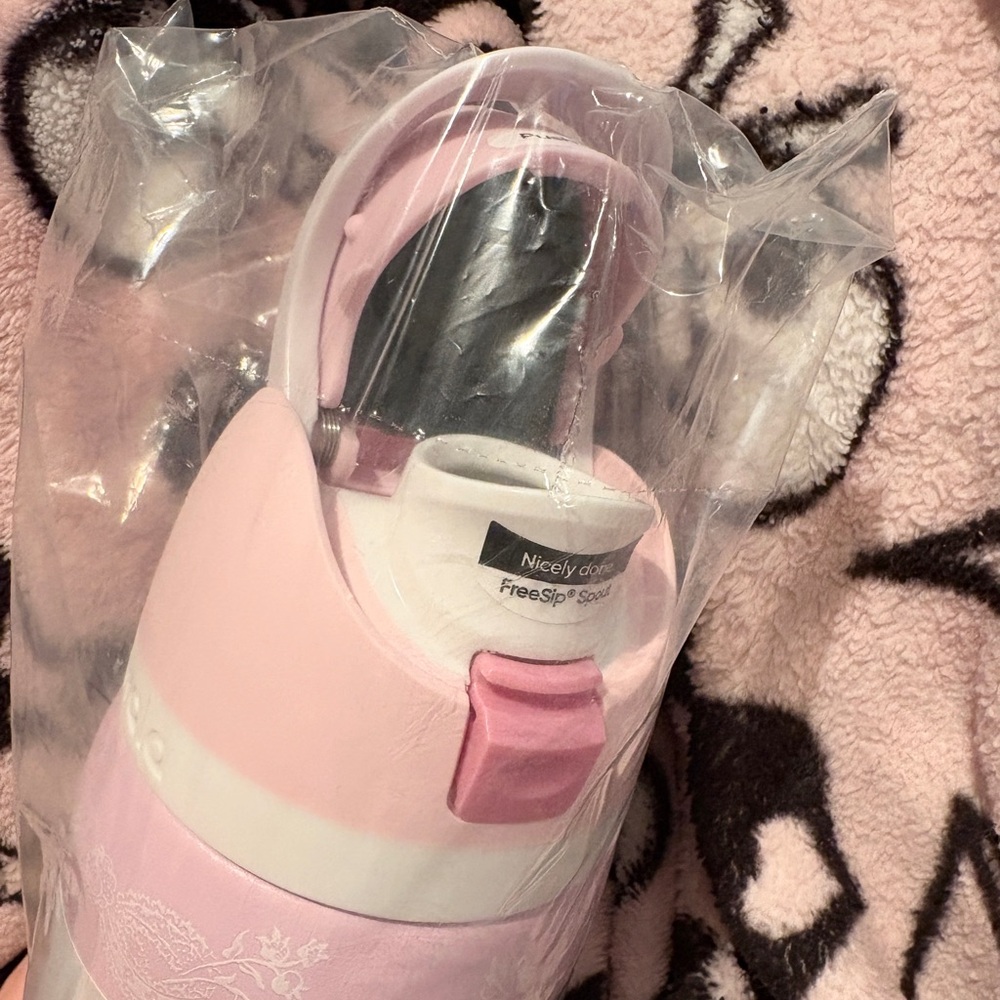 NWT Ribbon Toile Owala UO Exclusive FreeSip 32oz Water Bottle - Picture 9 of 11
